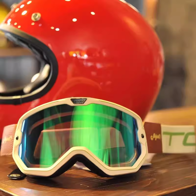 TORC复古风镜大框越野头盔护目镜