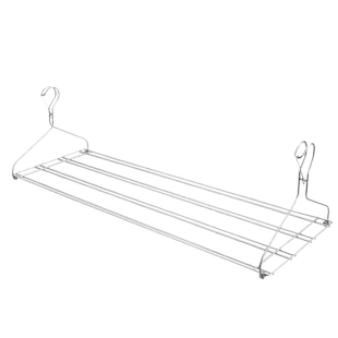 不锈钢浴巾毛巾晾衣架晒枕头防风大衣架挂钩家用晾被单凉被套大号