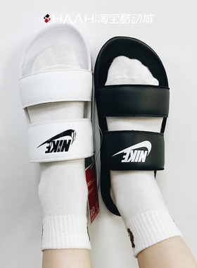 Nike耐克女拖鞋 2021年SWOOSH新款夏季运动凉拖鞋 DC0496-100 001