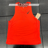 ADV男子休闲跑步训练透气无袖 Nike耐克Dri FIT 背心运动T恤FN4232