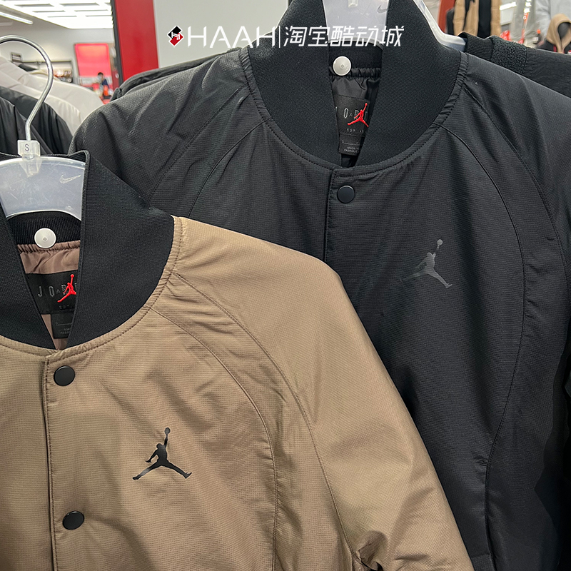 Jordan男保暖立领防风运动休闲棒球服薄款夹克外套DV9792-010 274