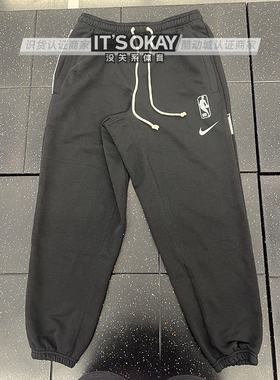 Nike/耐克男子NBA运动湖人队休闲速干毛圈篮球长裤束脚卫裤FQ3465