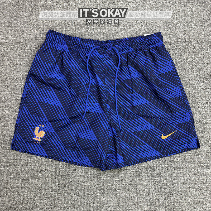 Nike耐克男法国队抽绳运动短裤