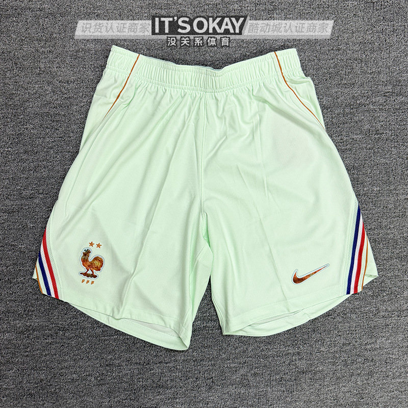 NIKE耐克足球服法国队男运动短裤