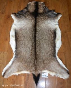 整张山羊皮地毯地垫111动物真皮毛一体沙发垫坐垫椅垫 羊绒飘窗垫