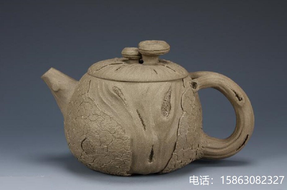 拙朴风全手工段泥供春壶