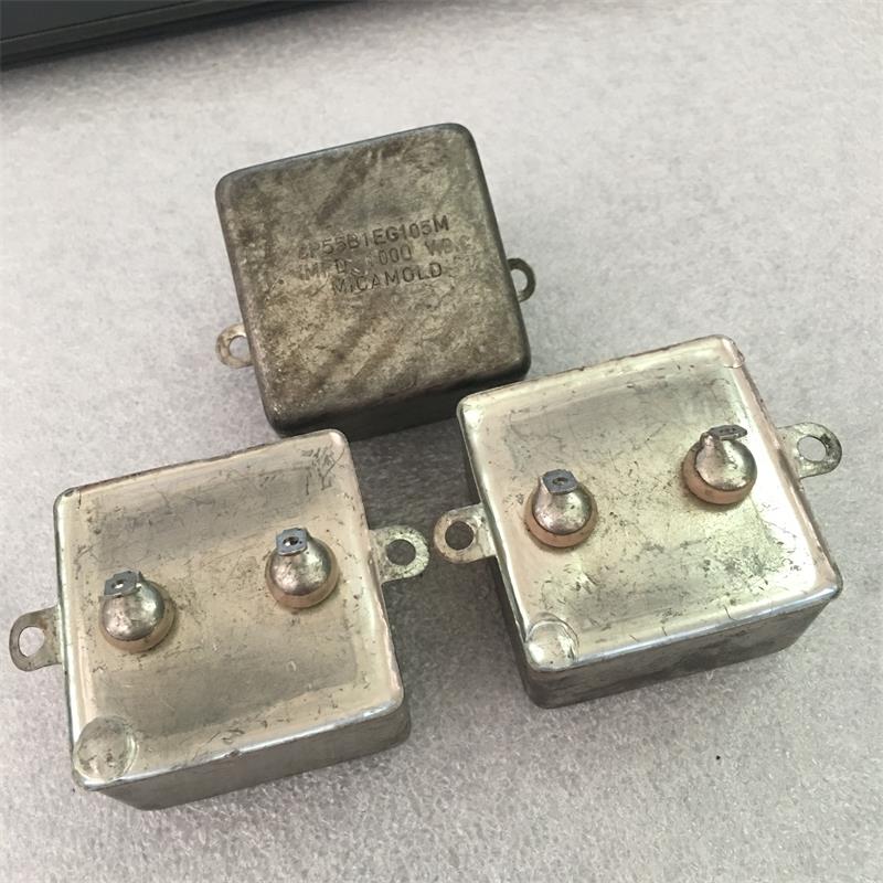 古董 美国 MICAMOLD 1000V 1UF 高压胆机耦合油浸电容