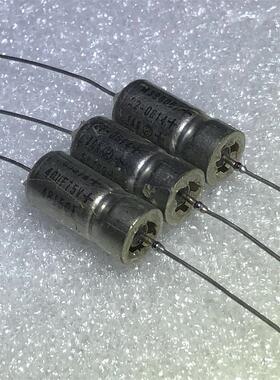 全新 美国JAN军规 M39006系列 40UF75V 轴向液态钽银油阴极电容