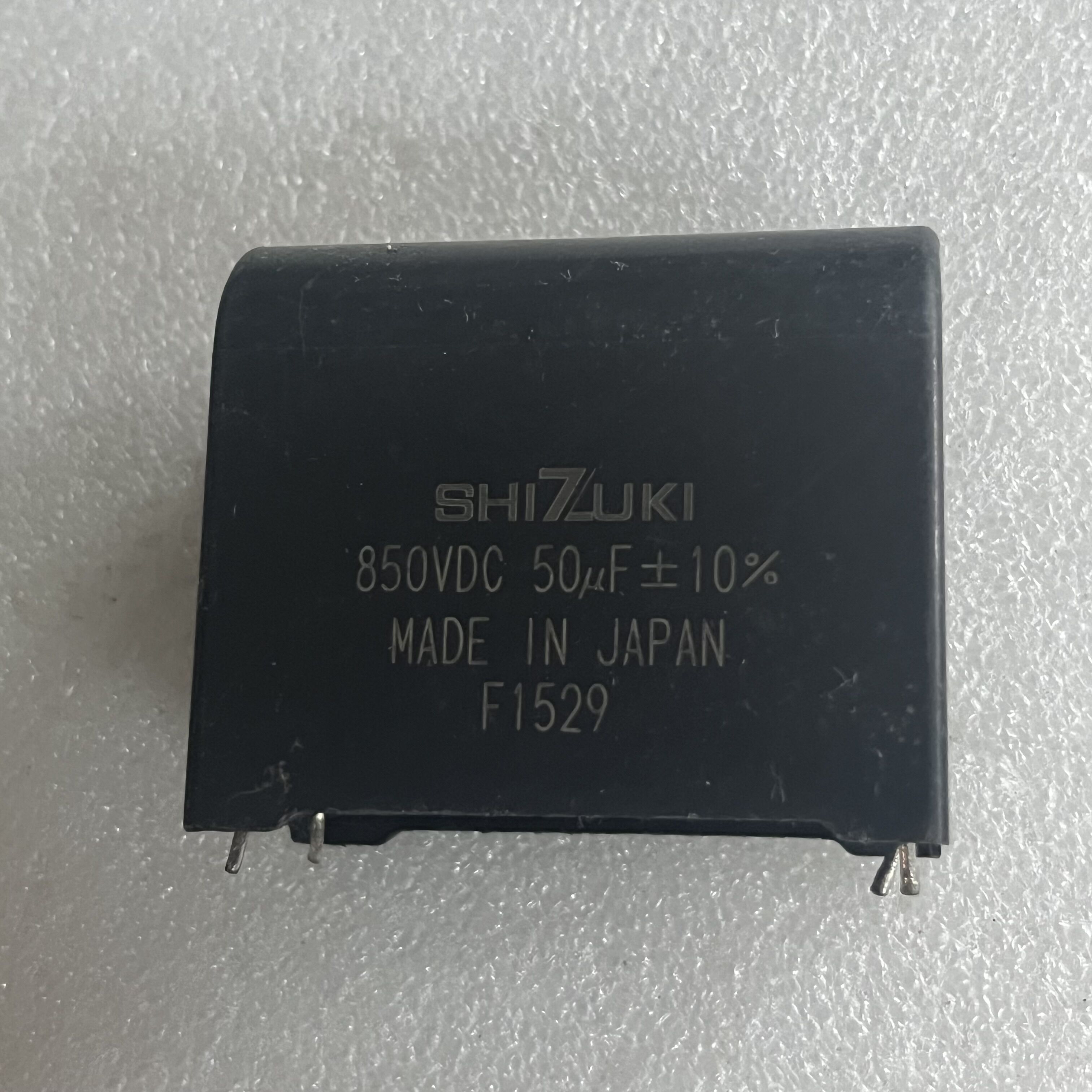拆机 日本指月SHIZUKI 50UF 850V 粗铜脚关断电容 胆机滤波电容