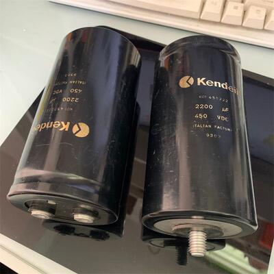 拆机意大利 Kendeil 肯德 2200UF 450V 高压滤波电解电容