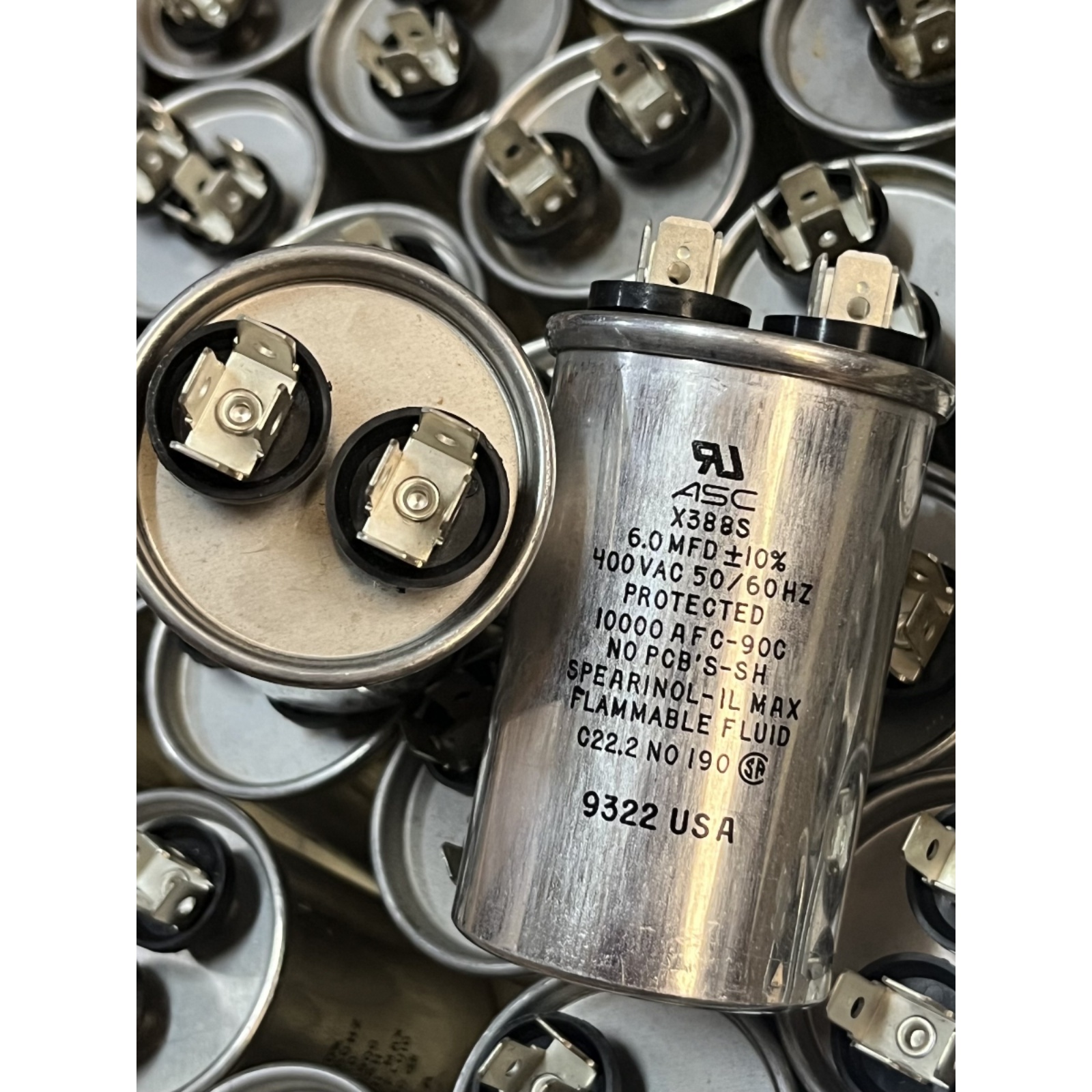 全新 美国ASC X388S系列 6UF 400V AC 大水声 胆机高压油浸电容