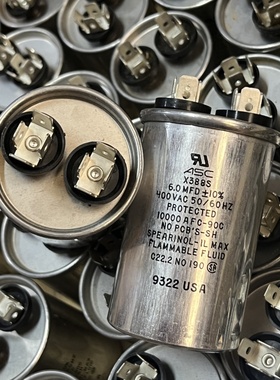 全新 美国ASC X388S系列 6UF 400V AC 大水声 胆机高压油浸电容