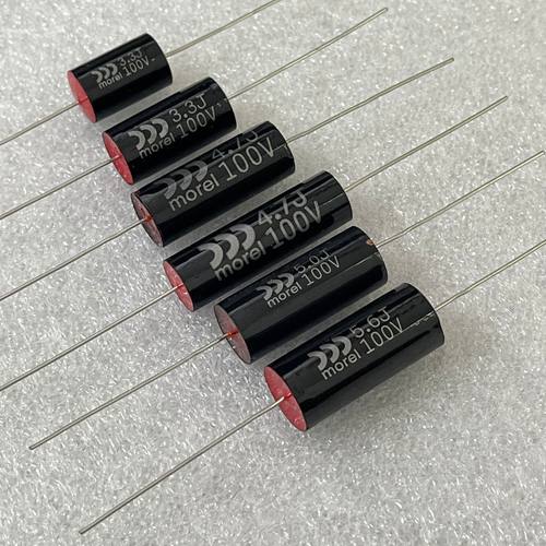 Morel魔雷 3.3UF 4.7UF 5UF 5.6UF 100V 铜脚 发烧音频耦合极电容
