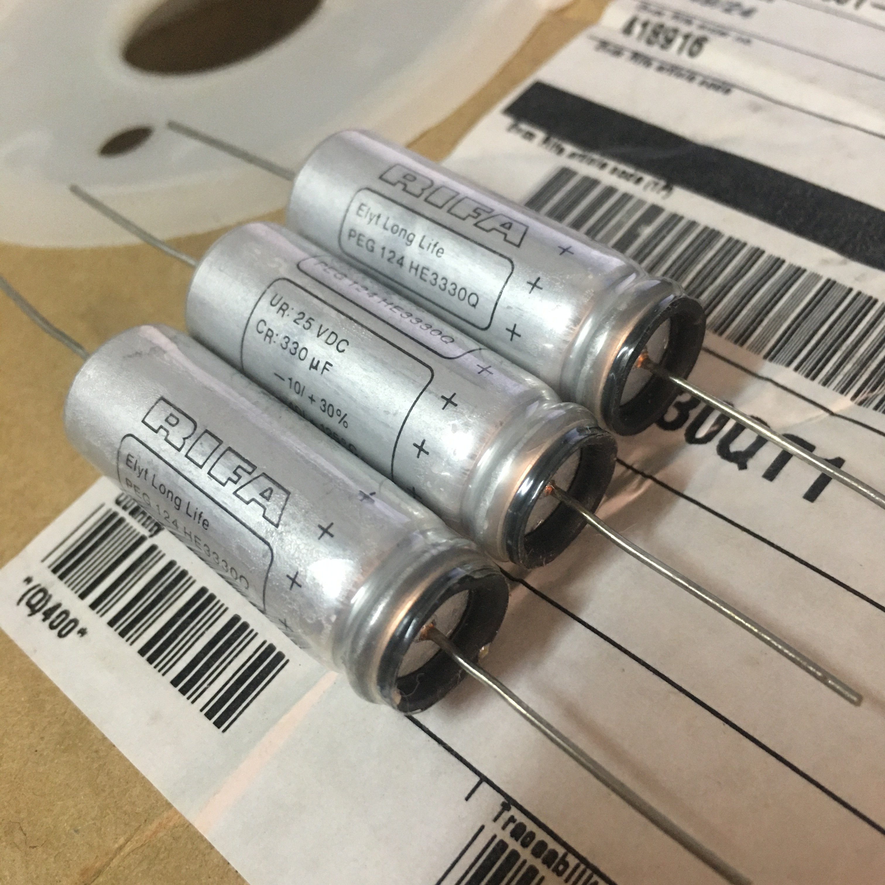 全新原盒瑞典rifa银子电解电容