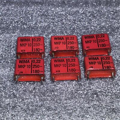拆机德国威马WIMA MKP10 0.22UF 250V 发烧音频耦合薄膜无极电容
