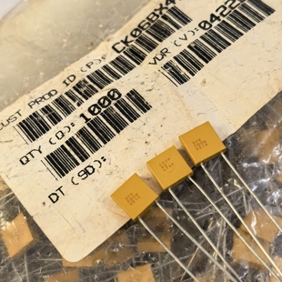 0.47UF 50V 铜脚 CK06BX474K 高频 AVX 耐高温 多层陶瓷电容 美国