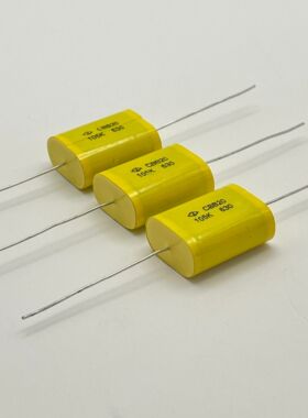无极薄膜电容 CBB20 630V105K 630V 1UF 105K630V 轴向电容 法拉