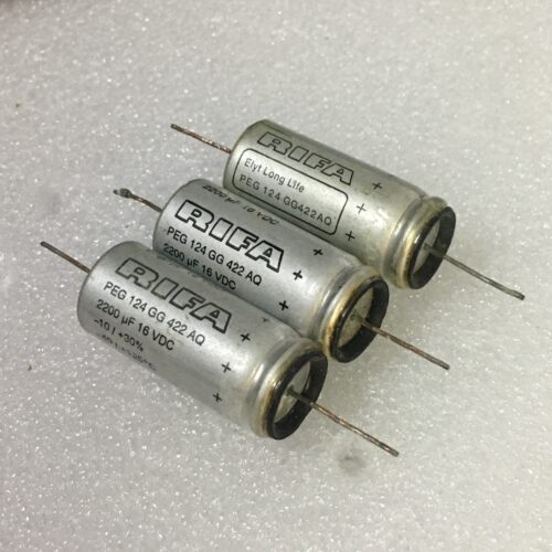 拆机瑞典 RIFA PEG124系列 16V 2200UF 发烧音频耦合无极电容