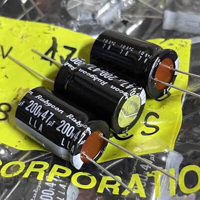 47UF200V红宝石Rubycon电容
