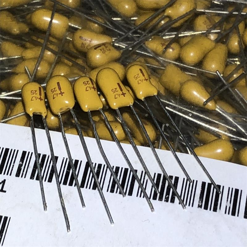 原盒美国AVX T350E475K025AS7301 4.7UF 25V 发烧音频钽电容