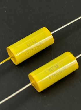 台湾华仑NTM 0.47UF 250V 474K 发烧分频聚丙烯薄膜无极电容
