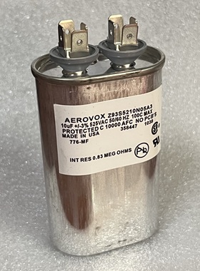 美国AEROVOX Z93S5210N05A3系 10UF 525VAC 高压滤波油浸电容