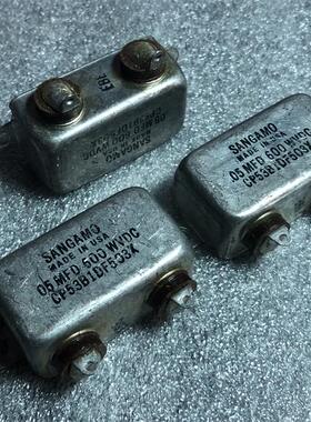 美国山姆SANGAMO  0.05UF 代 0.047UF600V 铜壳胆机耦合油浸电容