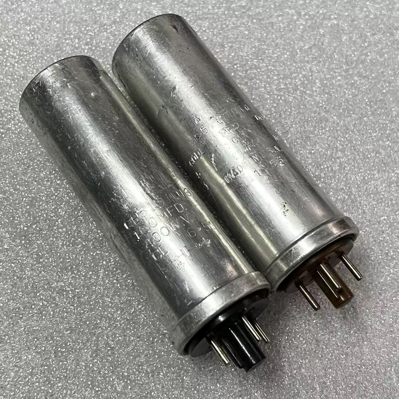 古董 美国AEROVOX 100UF 400VDC 发烧胆机高压滤波电解电容