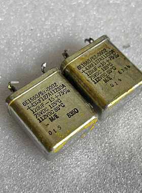 拆机 美国古董 SPRAGUE 120UF 112VDC 军级 发烧钽电解电容