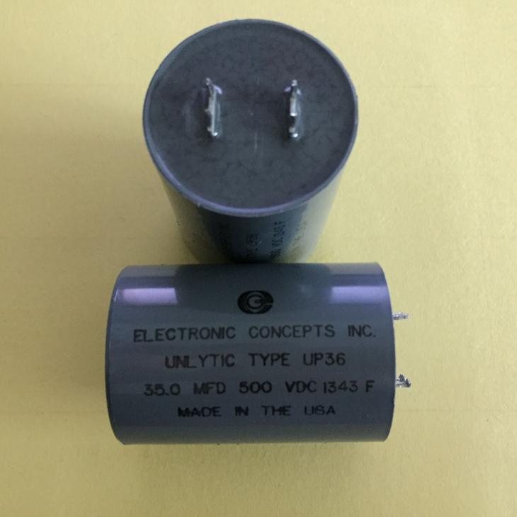 美国加丹ec electronic 35uf 500v 电木壳 胆机耦合高压滤波电容