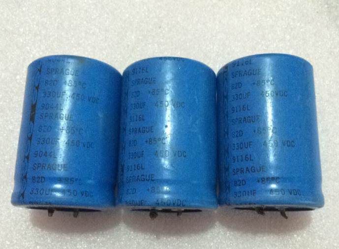拆机美国胆机高压滤波电解电容器