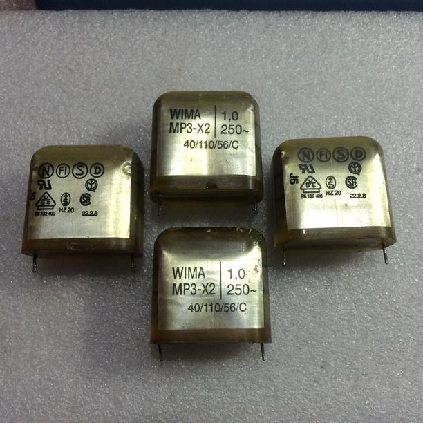 德国 WIMA 威马 MP3-X2系 1UF250V AC 105K铜脚耦合无极电容 电子元器件市场 电容器 原图主图