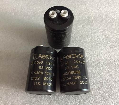 拆机 英国BHC-Aerovox ALS20A 2800UF 63V 发烧音频滤波电解电容