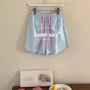纯棉可外穿睡衣裤 2025春夏韩系纯棉短裤 子原创女 Say Fairy