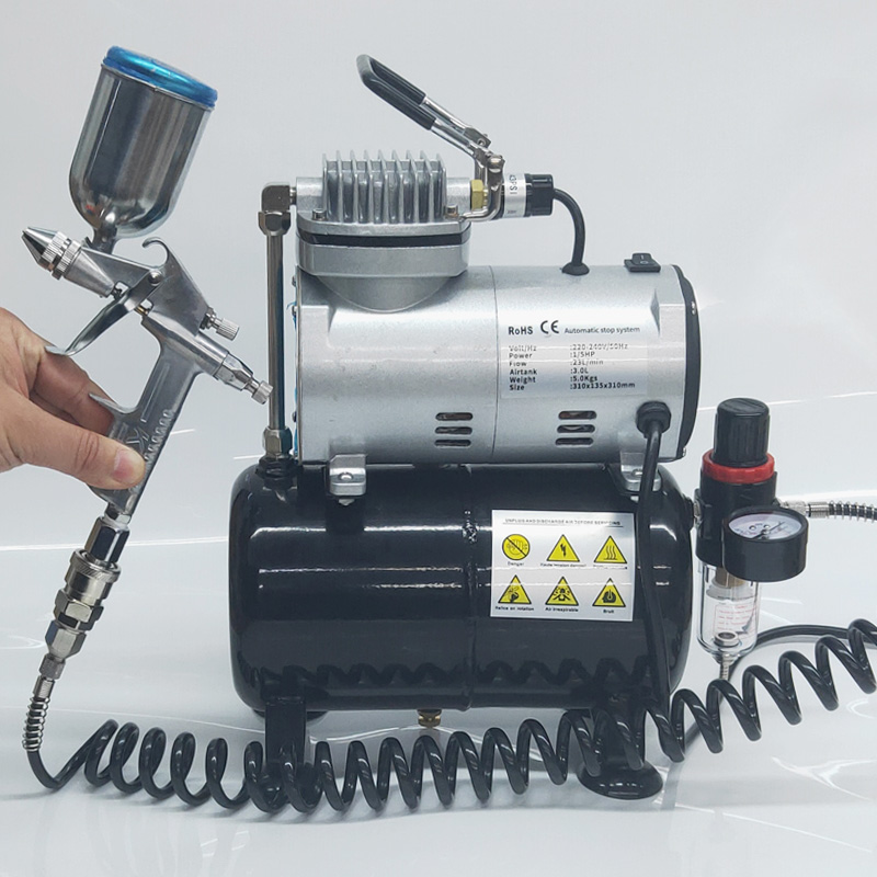 空压机涂锐达小型气泵喷枪喷漆