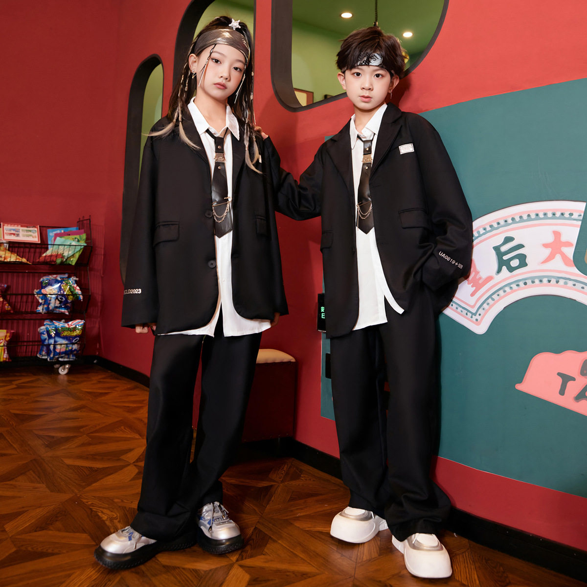 儿童西装衬衫街舞套装男童帅气英伦风韩版休闲外套男孩花童礼服,童装/婴儿装/亲子装,衬衫,淘宝优惠券,粉丝福利购,淘宝优惠卷