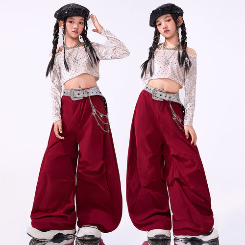 女童爵士舞甜酷走秀演出服