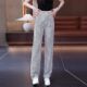 条纹裤 女直筒裤 子直筒阔腿裤 2026长裤 女 女士宽松垂感时尚 春夏新款