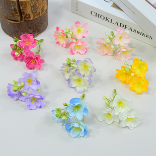 茉莉花串花墙花环门楣插花西餐厅装饰商场橱窗展柜装饰氛围布置