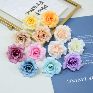 仿真钻石小玫瑰花朵 礼品盒花盒配花家居装饰diy少数民族头饰制作