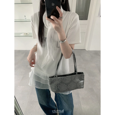 eternal.西子-首爆配围巾叠穿神器四季款中长款背心(配丝巾)51902