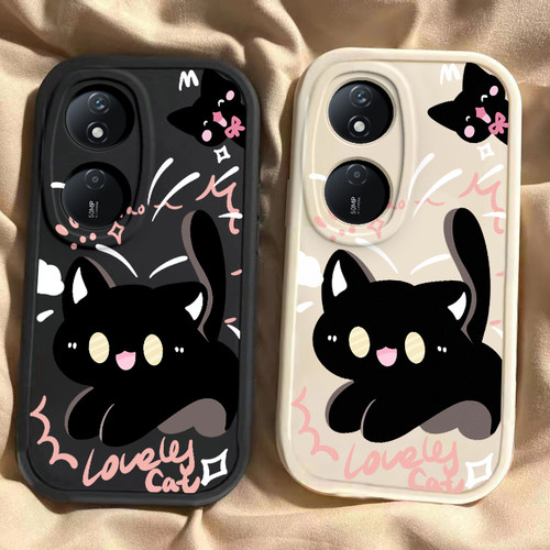 适用于荣耀play9C壳8T新款HonorPlay5/6Tpro套paly5t全包防摔plat3/4tpro惊吓猫咪8X/9卡通8C软9T外壳
