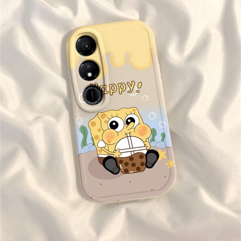 适用于OPPOA3活力版壳新款PKD110保护5G套OPPO A3X硅胶软壳OPA板OPPA全包防摔0PP0PPOA海绵宝宝OPOPA男女