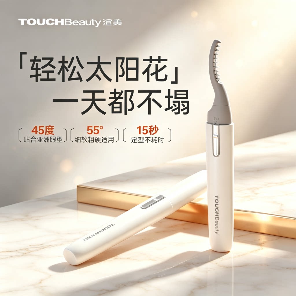 TOUCHBeauty渲美睫毛烫卷器电热睫毛夹新款女持久定型卷翘神器