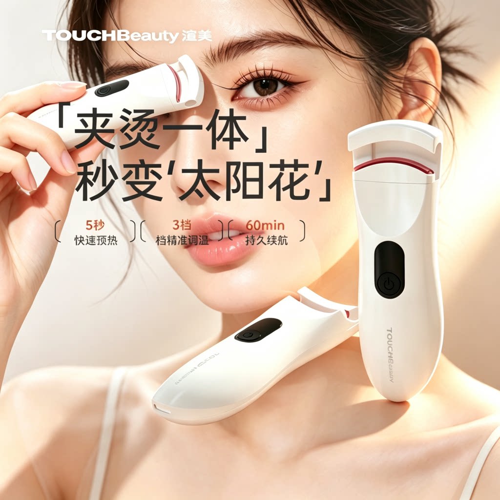 渲美电烫睫毛夹卷翘器持久定型