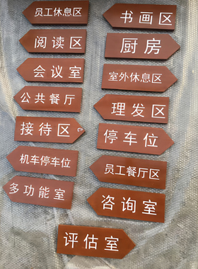 定制防腐实木景区网红打卡指路牌