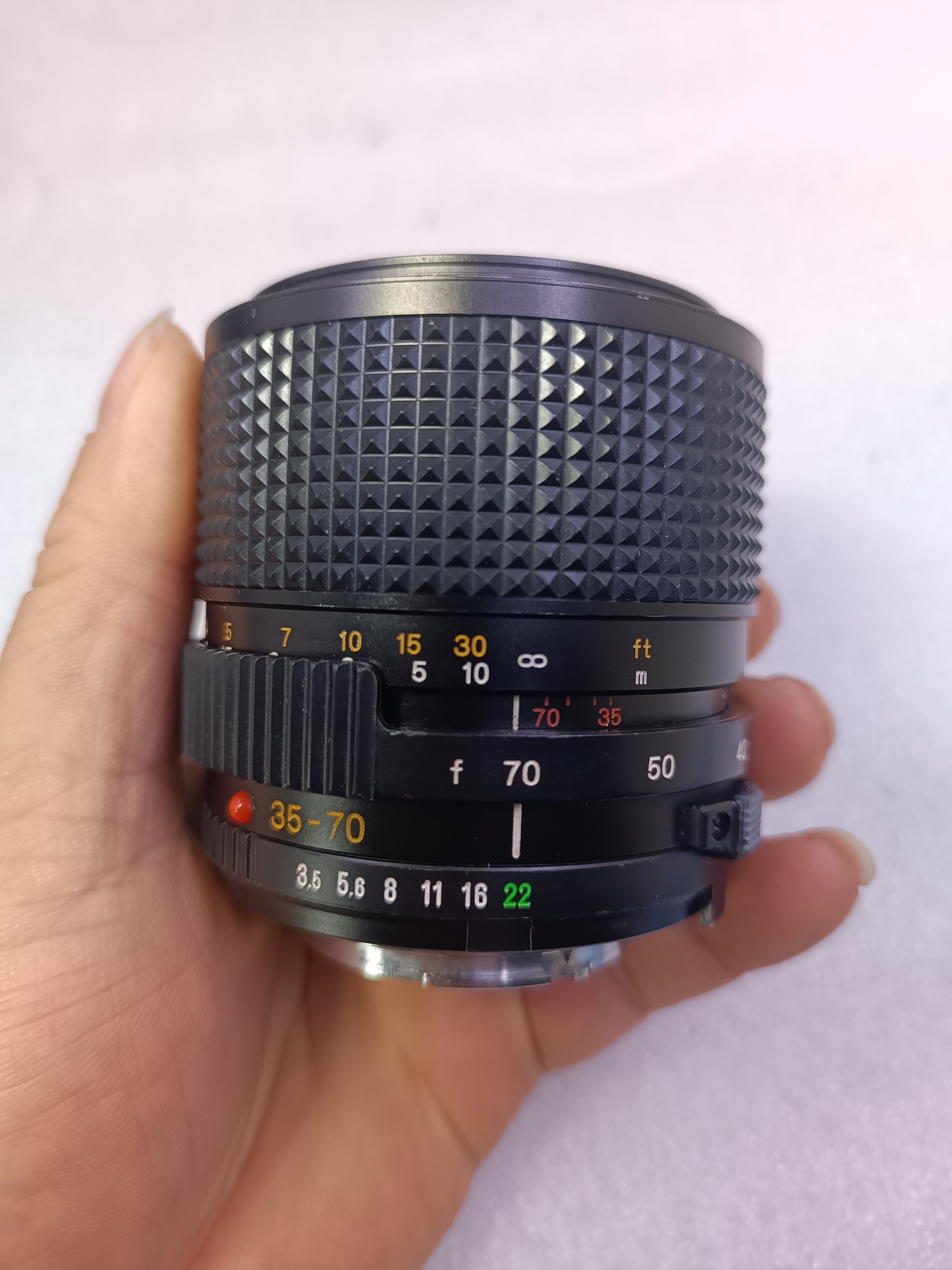 美能达md35-70 3.5新版手动镜头 成色新X700胶片机用成色新