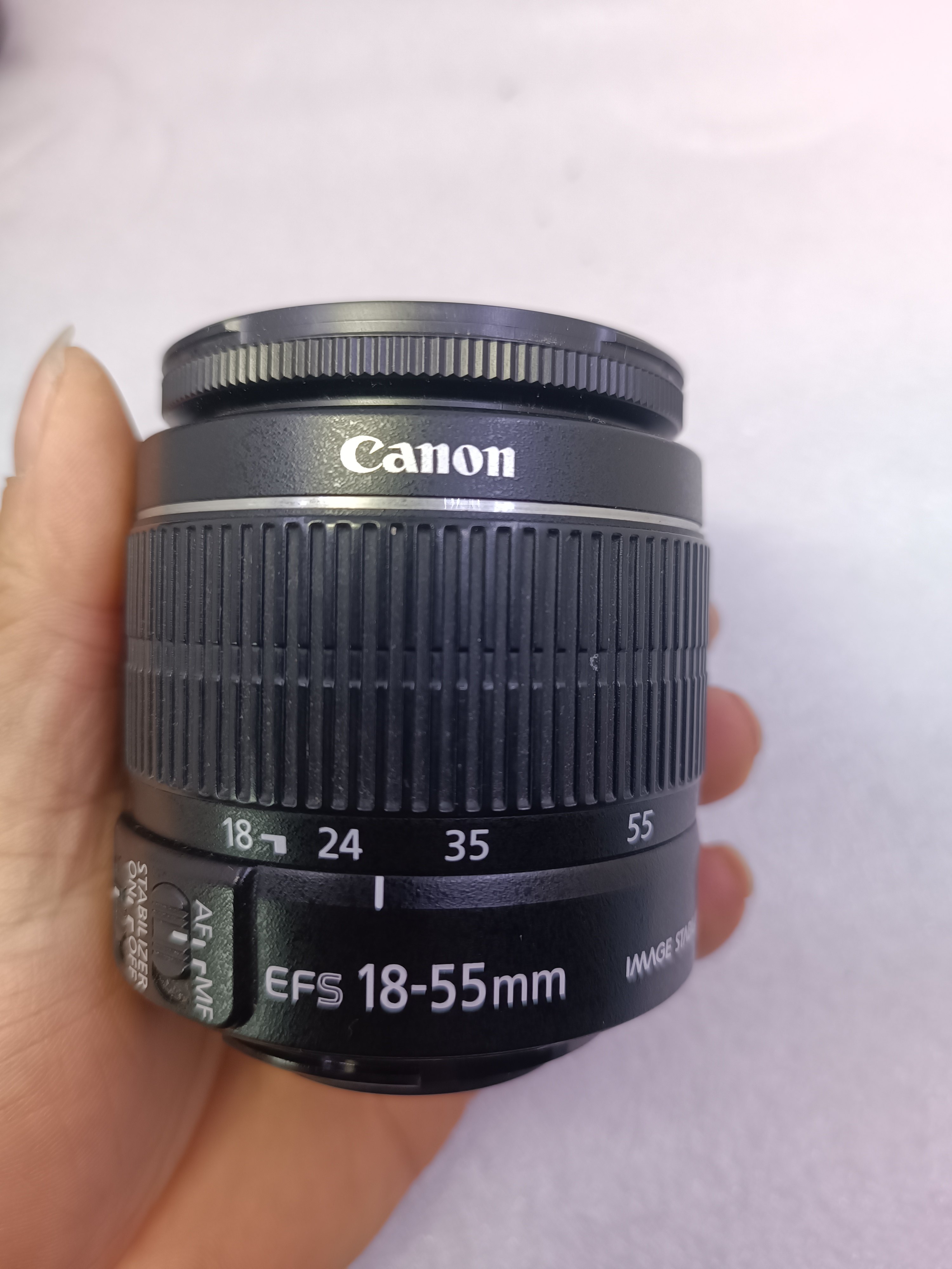 佳能18-55mmf3.5-5.6is二代成色新功能一切正常镜片干净通透