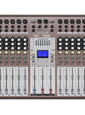 PAKY佰奇品牌FX1202-USB 专业调音台舞台专用12路MP3带均衡带效果