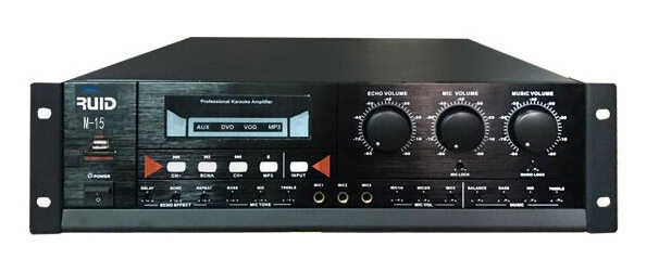 RUID锐迪品牌M-15带MP3、蓝牙、SD卡、USB包房功放 KTV功放